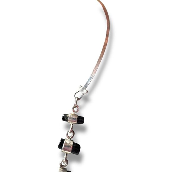 Hemmerson Brown Navajo Sterling Silver 14k Necklace Turquoise Tigers Eye 18" - Picture 6 of 13